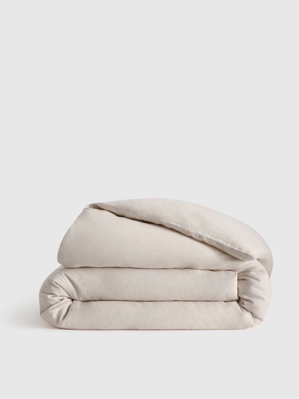Quince European Linen Duvet Cover in Sand Queen 797